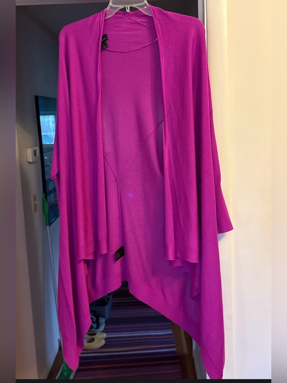 Worthington L Magenta cardigan sweater
